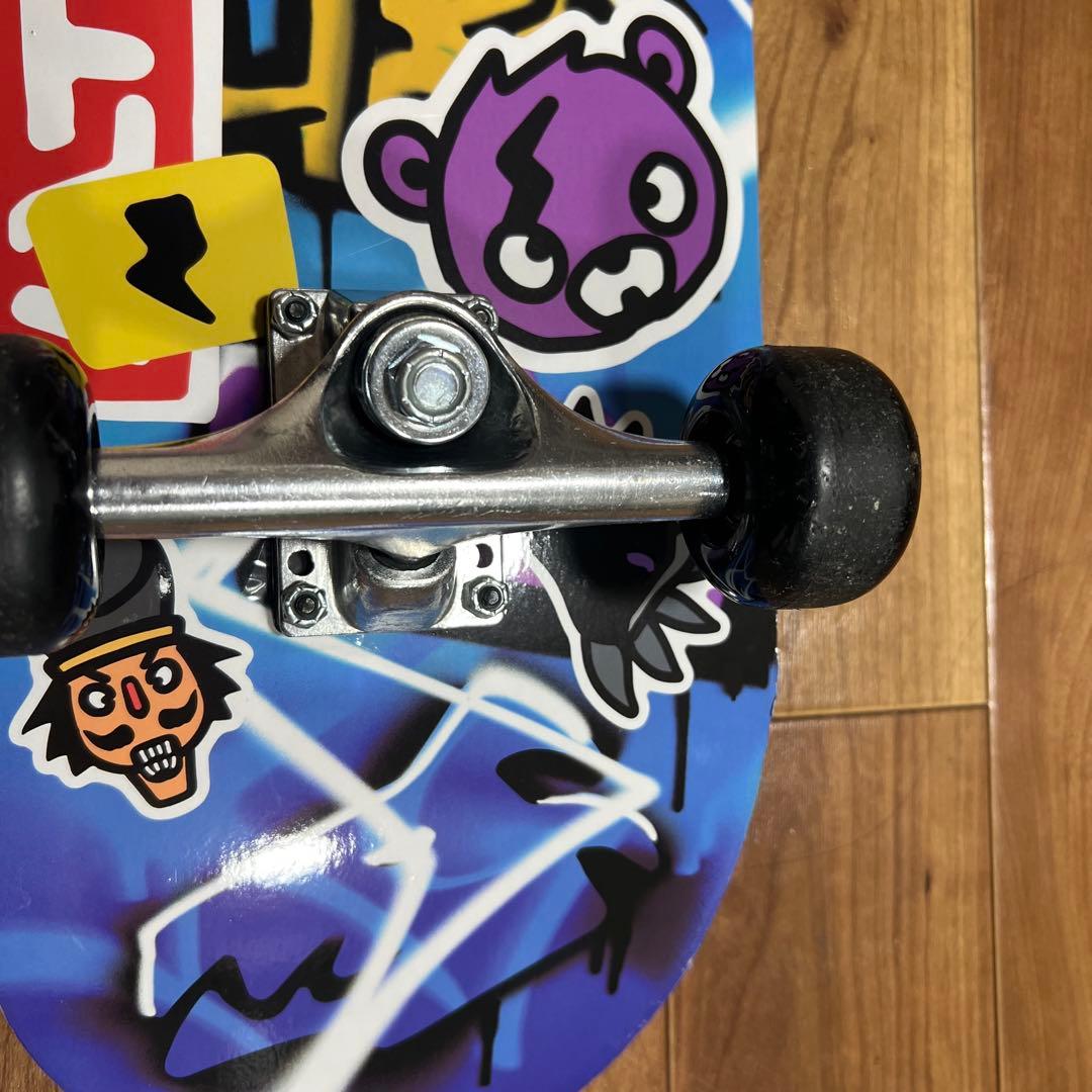 スケートボードデッキ 木製 グリップテープ付き