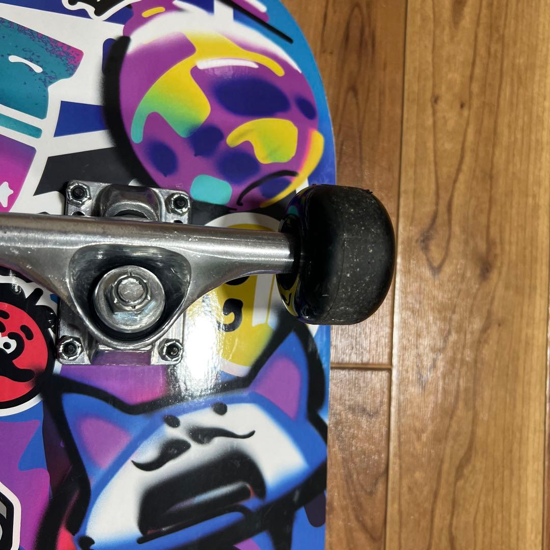 スケートボードデッキ 木製 グリップテープ付き