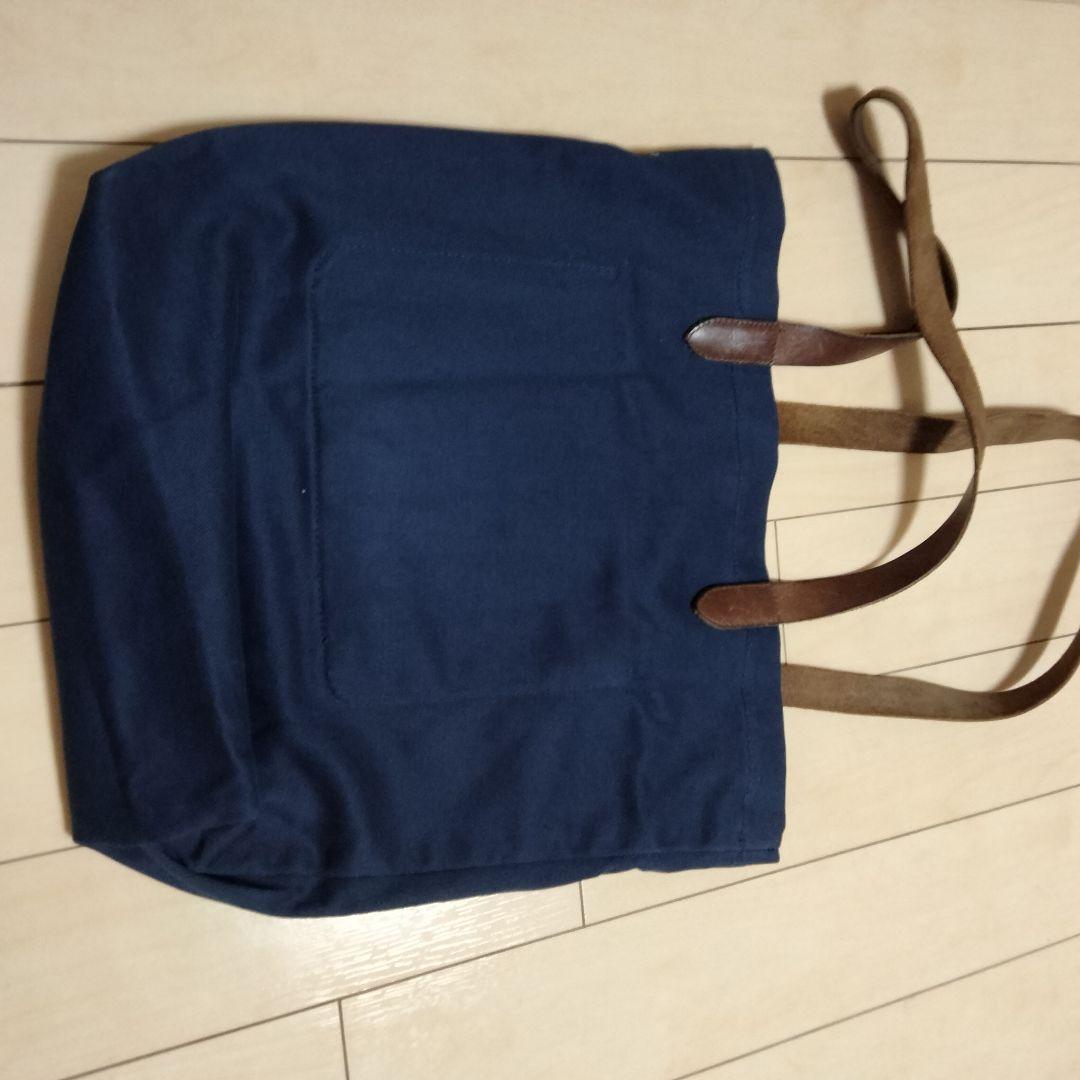 人気　ポロ ラルフローレン ポロベア 刺繍 トートバッグ ネイビー