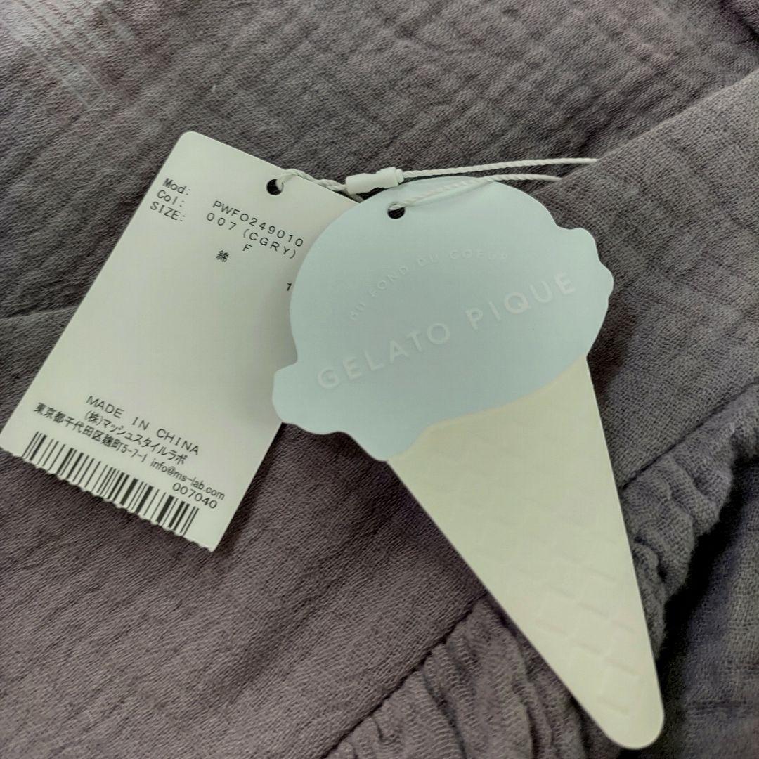 【新品タグ付】gelatopiqué マタニティガーゼワンピース