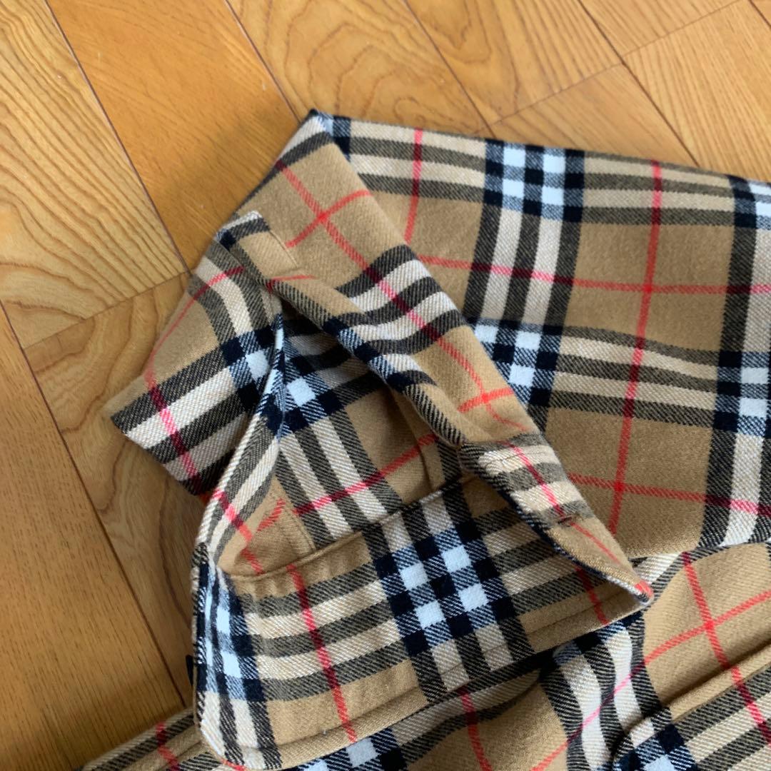 バーバリー　（美品）フランネルシャツ　　　　　　ノバチェック