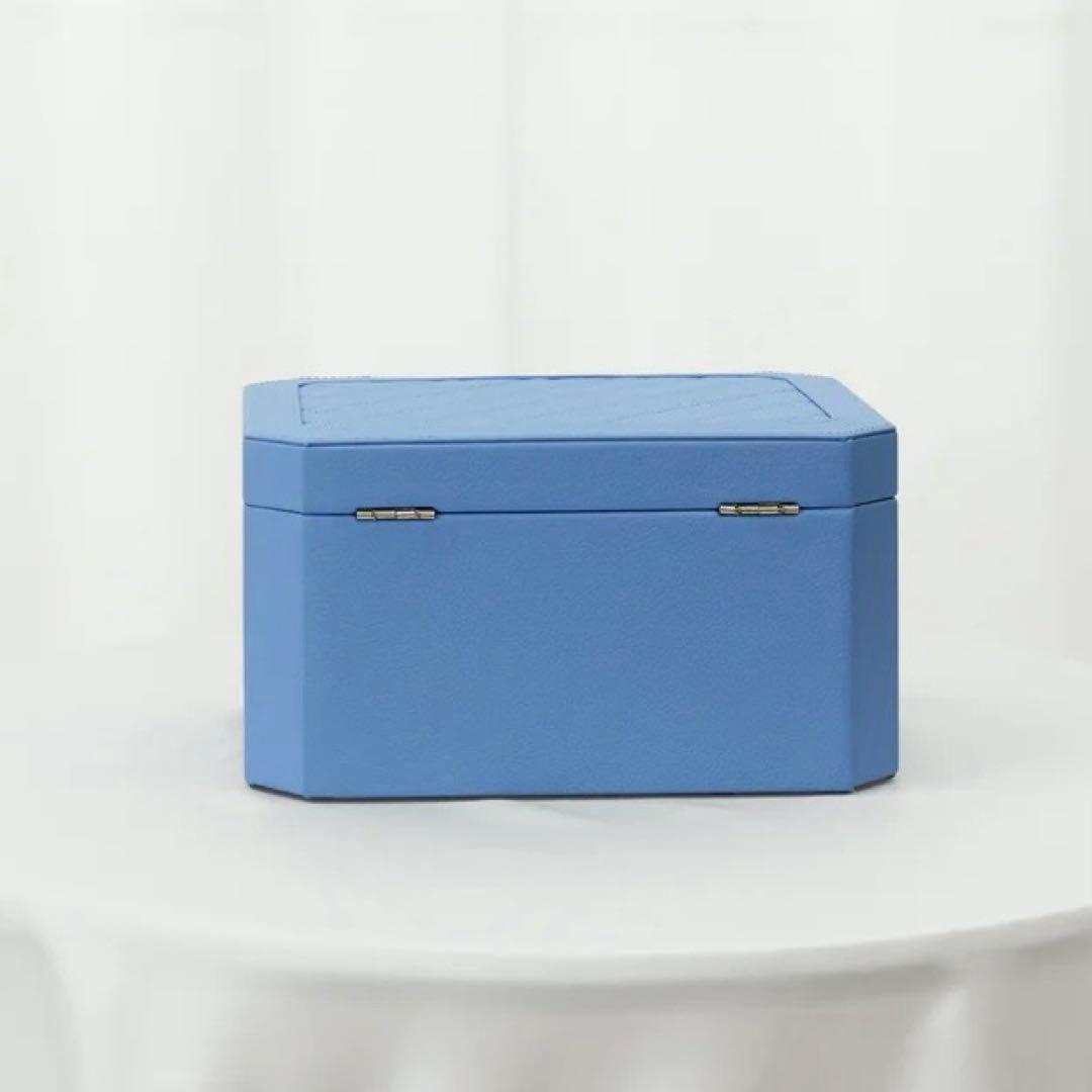 【新品未使用】A'pearl エパールジュエリーボックス　コバルトブルー