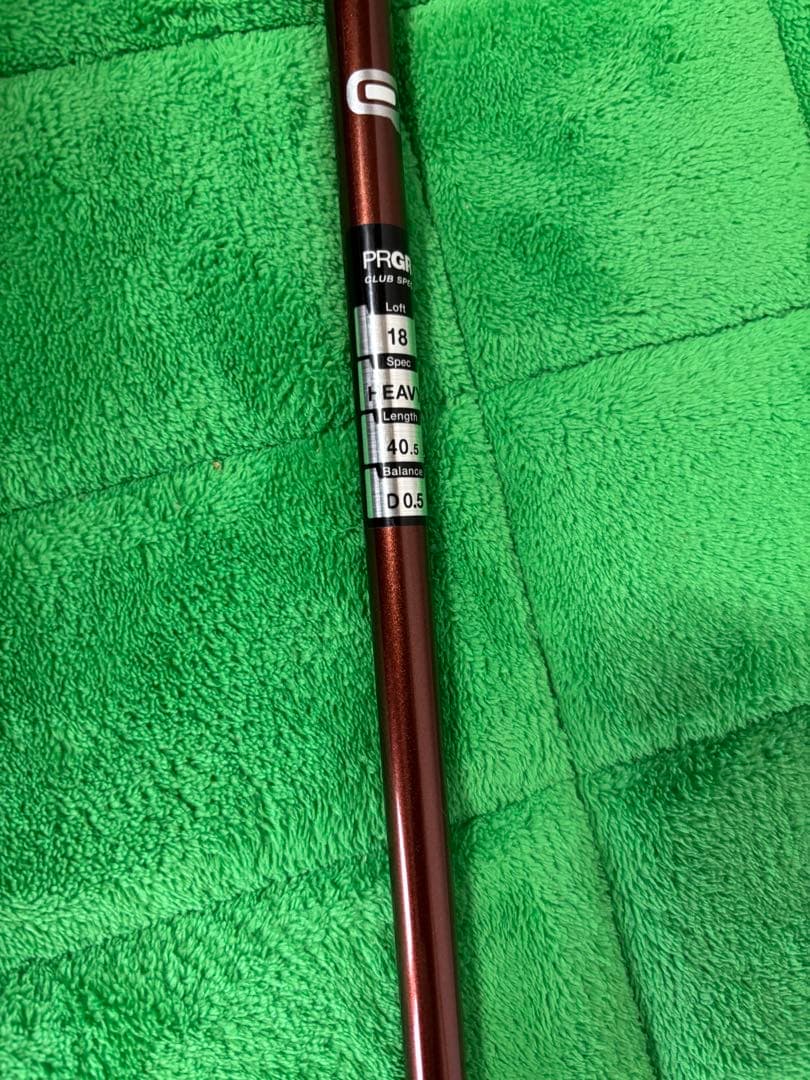 美品　PRGR Q18プロギア ユーティリティHEAVY 短尺フェアウェイウッド