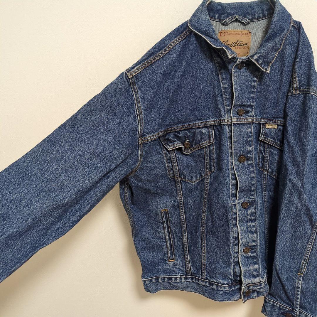G58【US輸入】リーバイス　デニムジャケット【メンズ2XL】