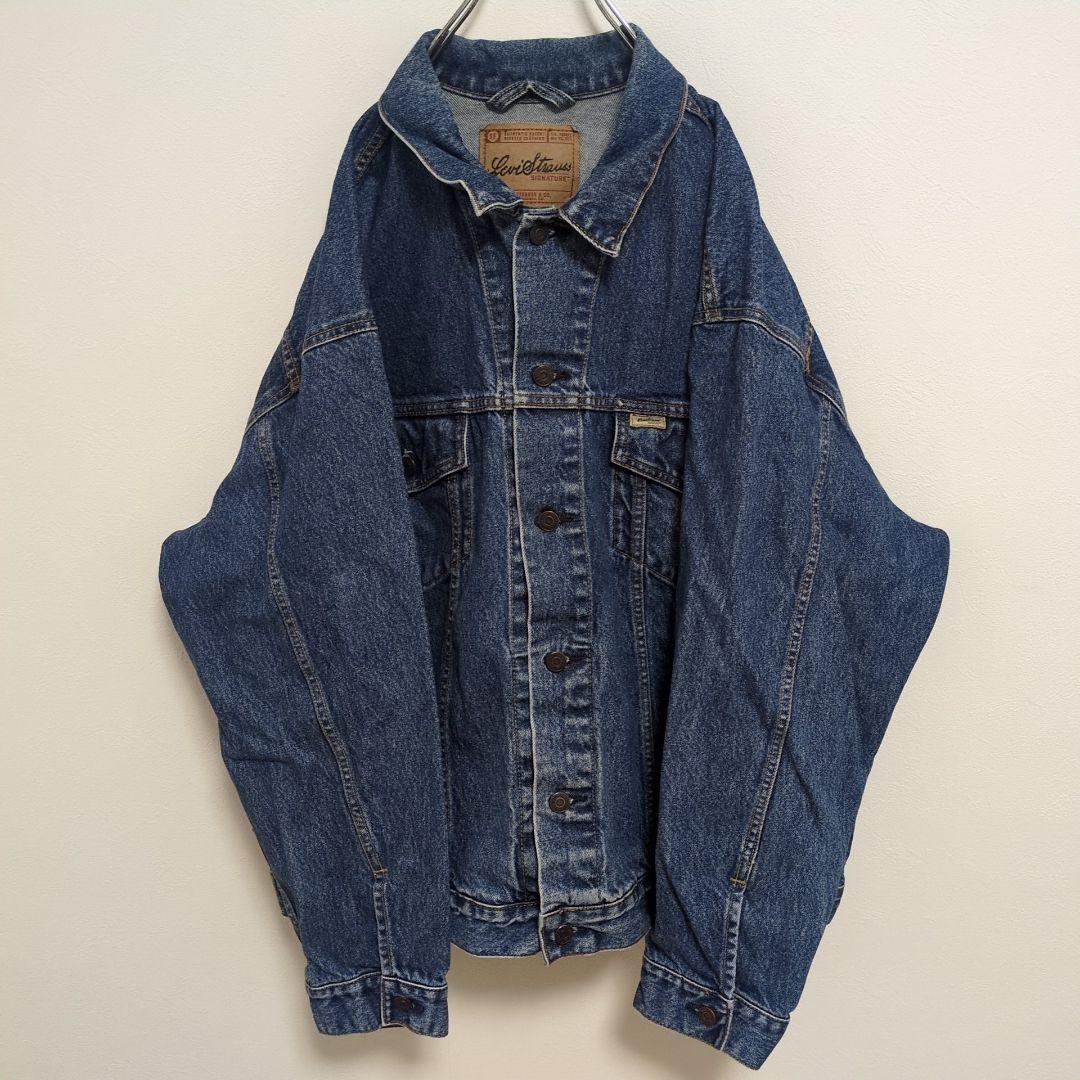 G58【US輸入】リーバイス　デニムジャケット【メンズ2XL】