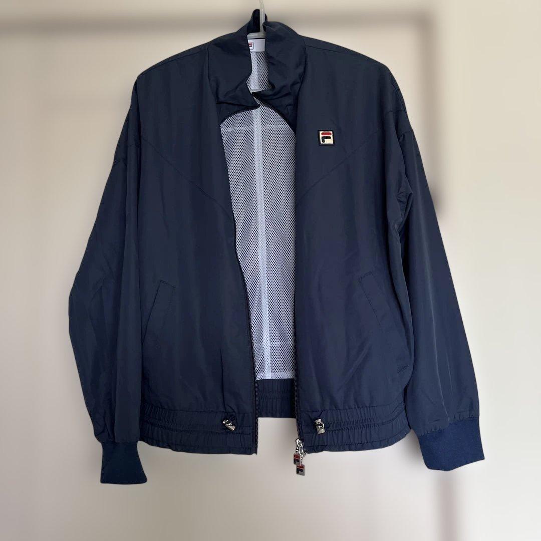 FILA フィラ テニス ジャケット レディース ネイビー 紺色