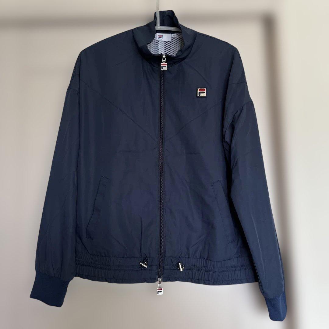 FILA フィラ テニス ジャケット レディース ネイビー 紺色