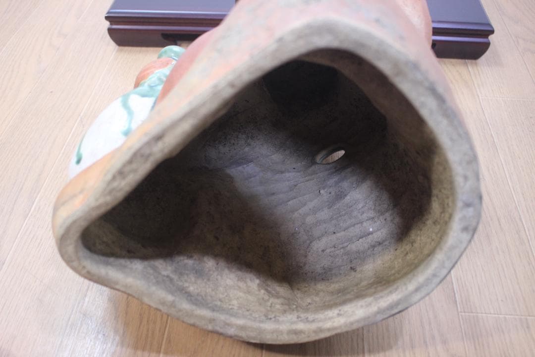 曼*羅様 ◆河童　カッパ　置物　オブジェ　陶器　珍品　徳利を抱えたカッパ　居酒屋