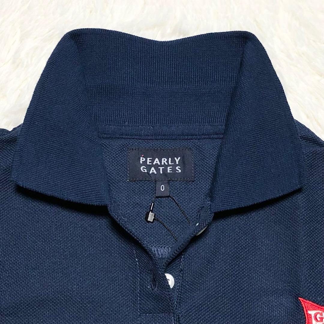 新品未使用タグ付き♪PEARLY GATES 30周年ポロシャツ ネイビー 0