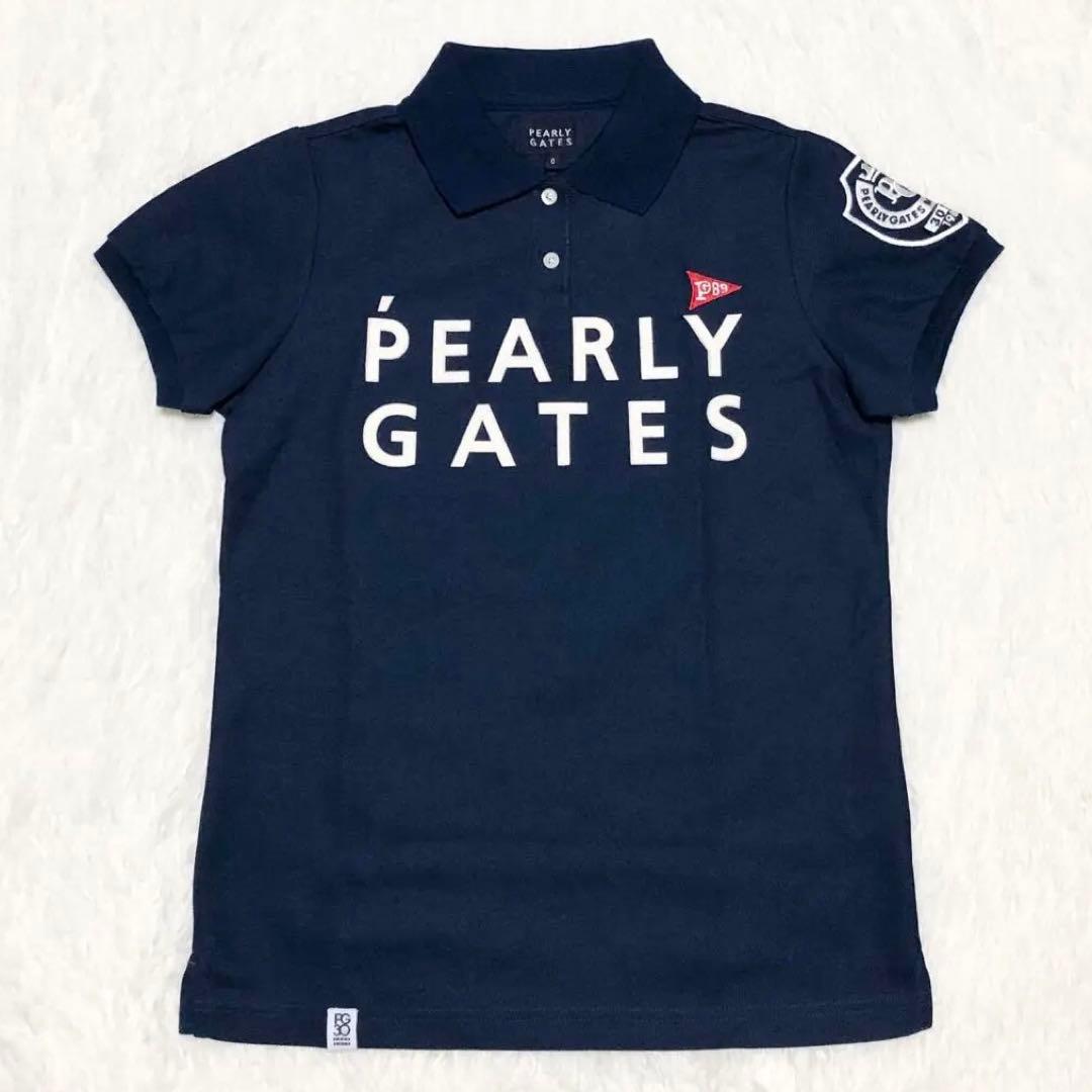 新品未使用タグ付き♪PEARLY GATES 30周年ポロシャツ ネイビー 0