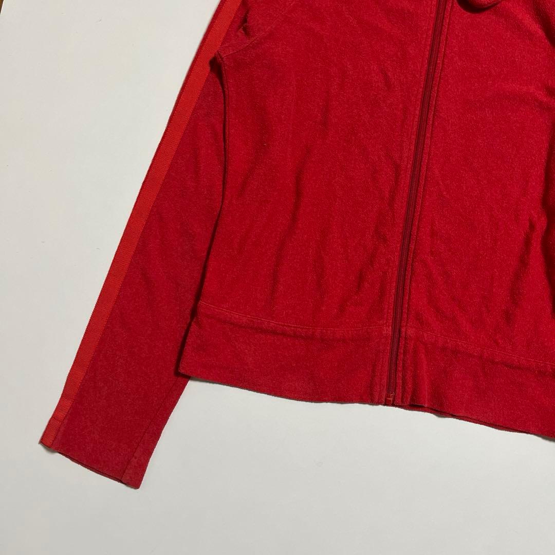 tricot COMME des GARÇONS ジップジャケット 丸襟 レッド