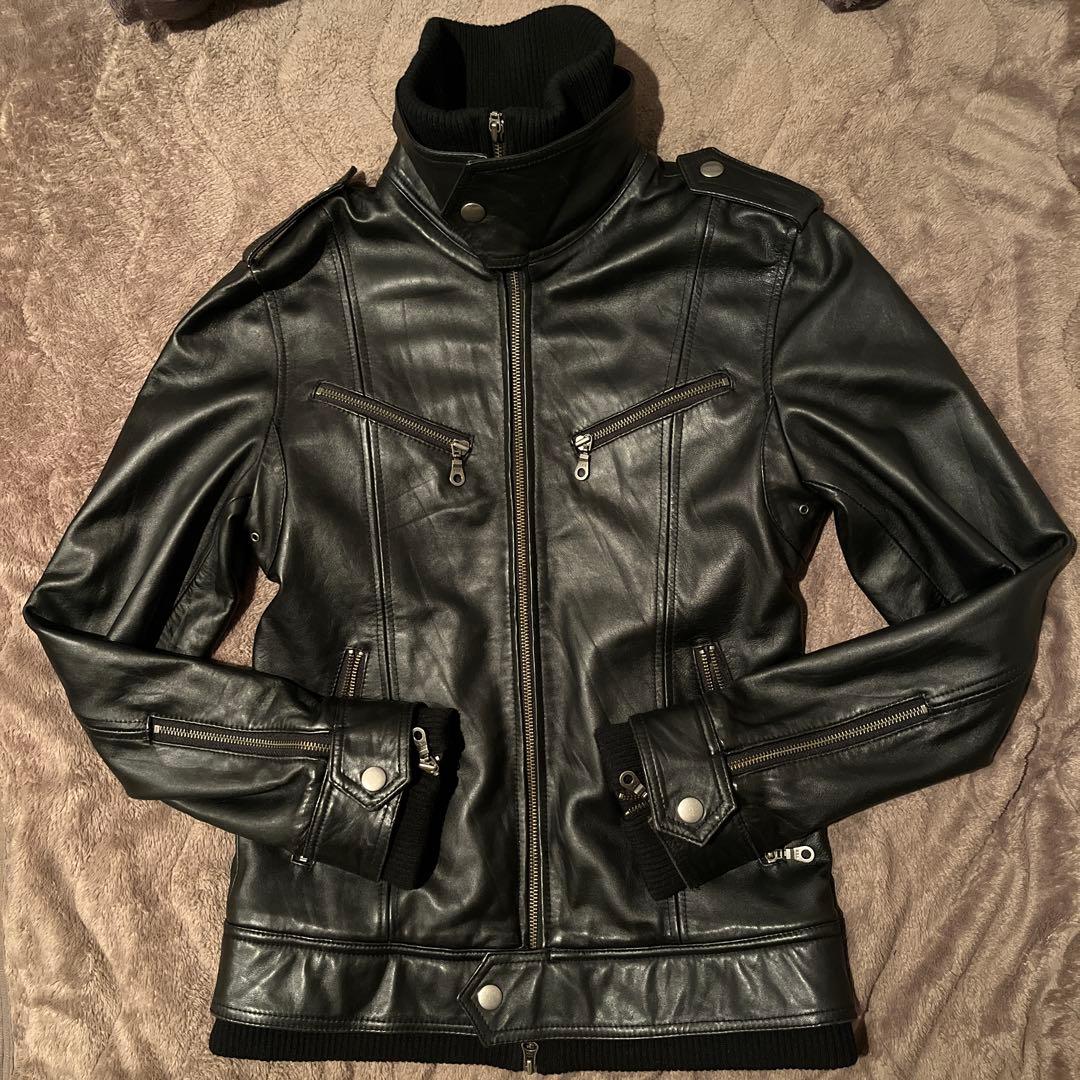 FUGA ラムレザージャケット size44
