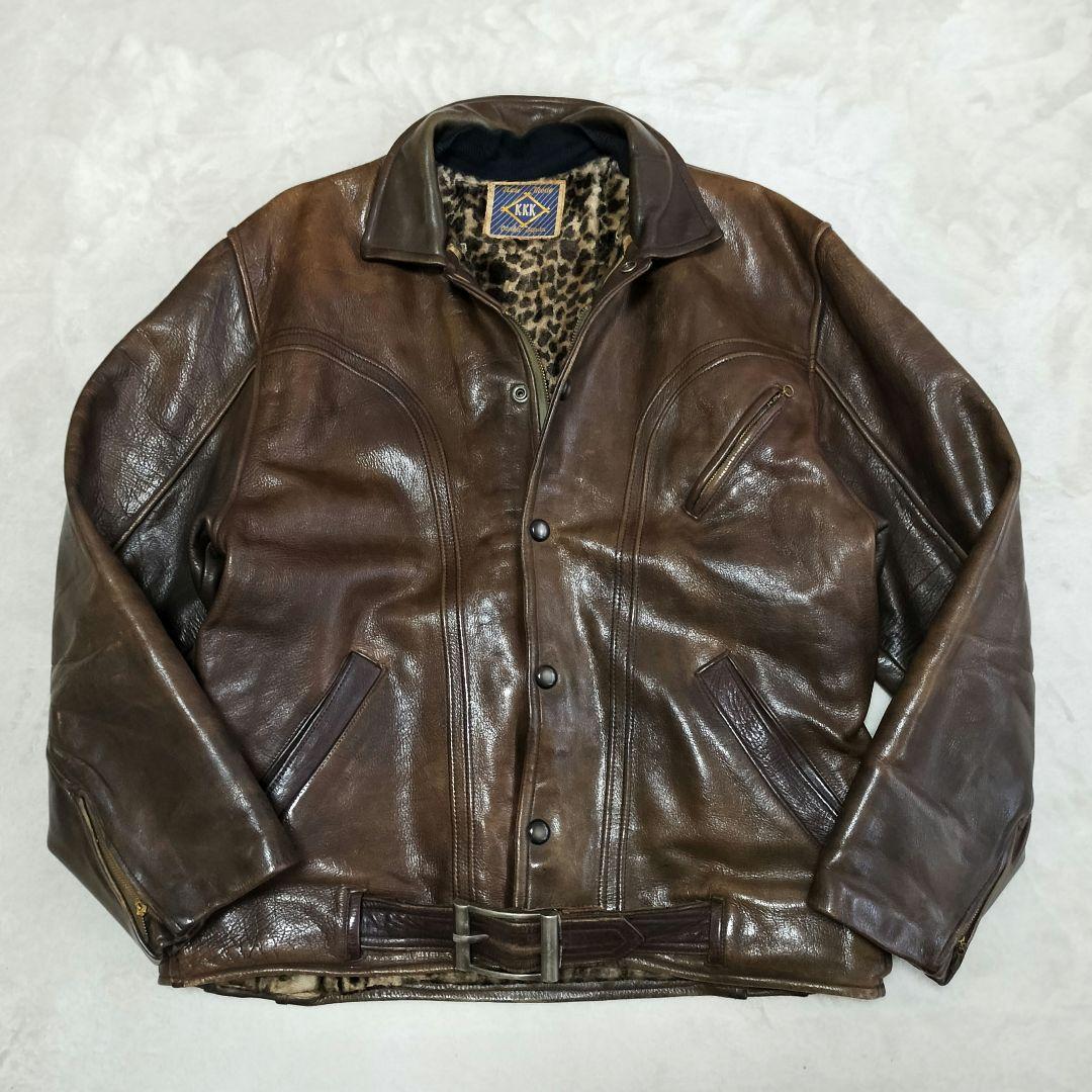 70S 80S　ジャパンヴィンテージ　ライダースジャケット　レザージャケット