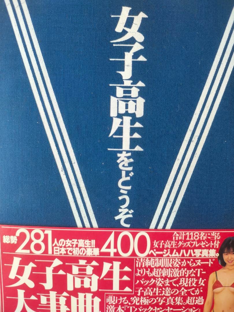 女子高生をどうぞ 園田俊明の女子高生大事典'94 レア写真集