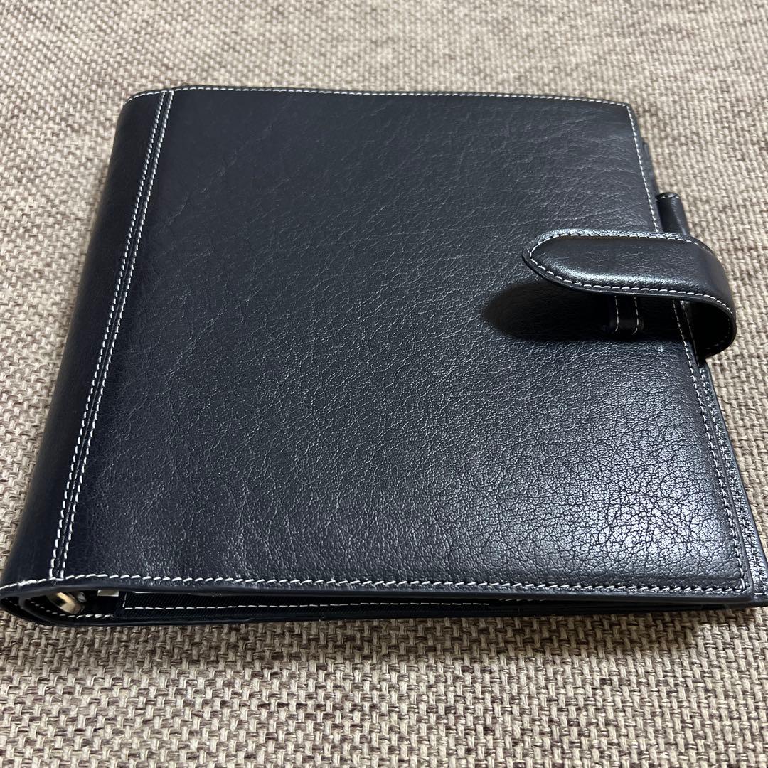ASHFORD A5 リング式ファイル 黒　システム手帳