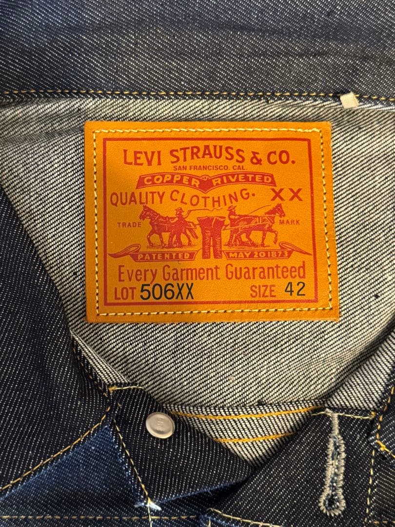 LEVI'S 1936 506XX TYPE I 42 リジッド リーバイス