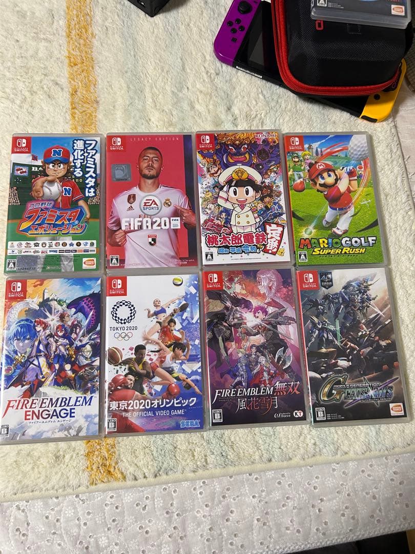 中古品　Switch キャリングケース　ソフト多数