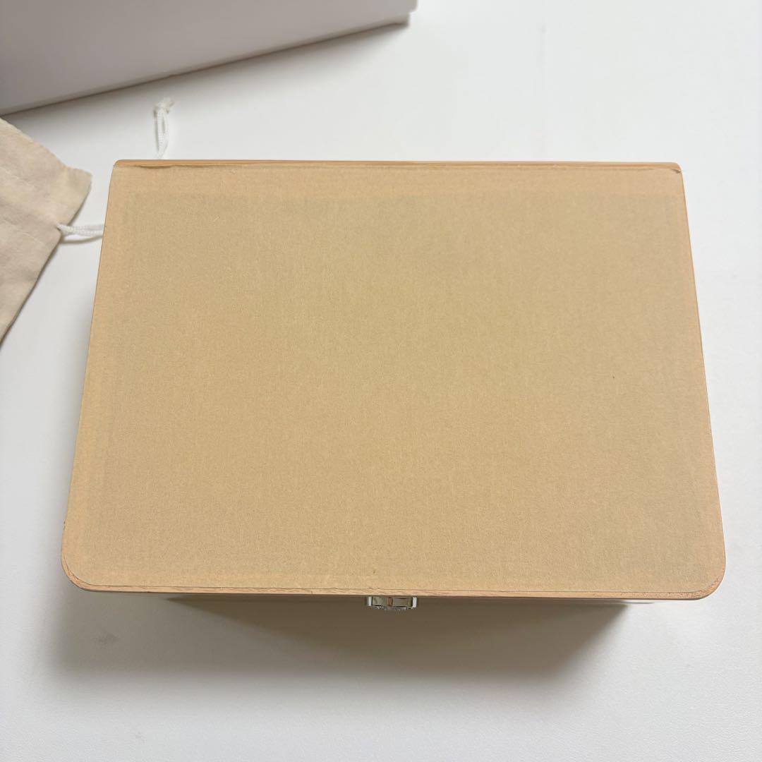 美品　オメガ　腕時計　ウォッチ　ケース　空箱　木目調　現行品