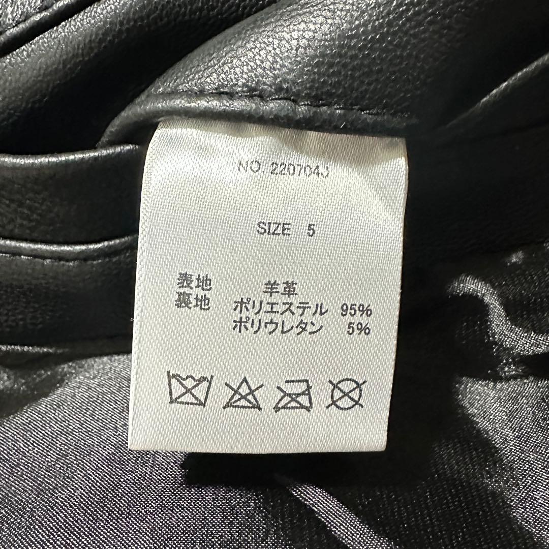 専用★美品 XL✨ジャックローズ　シングルライダース　レザージャケット　羊革