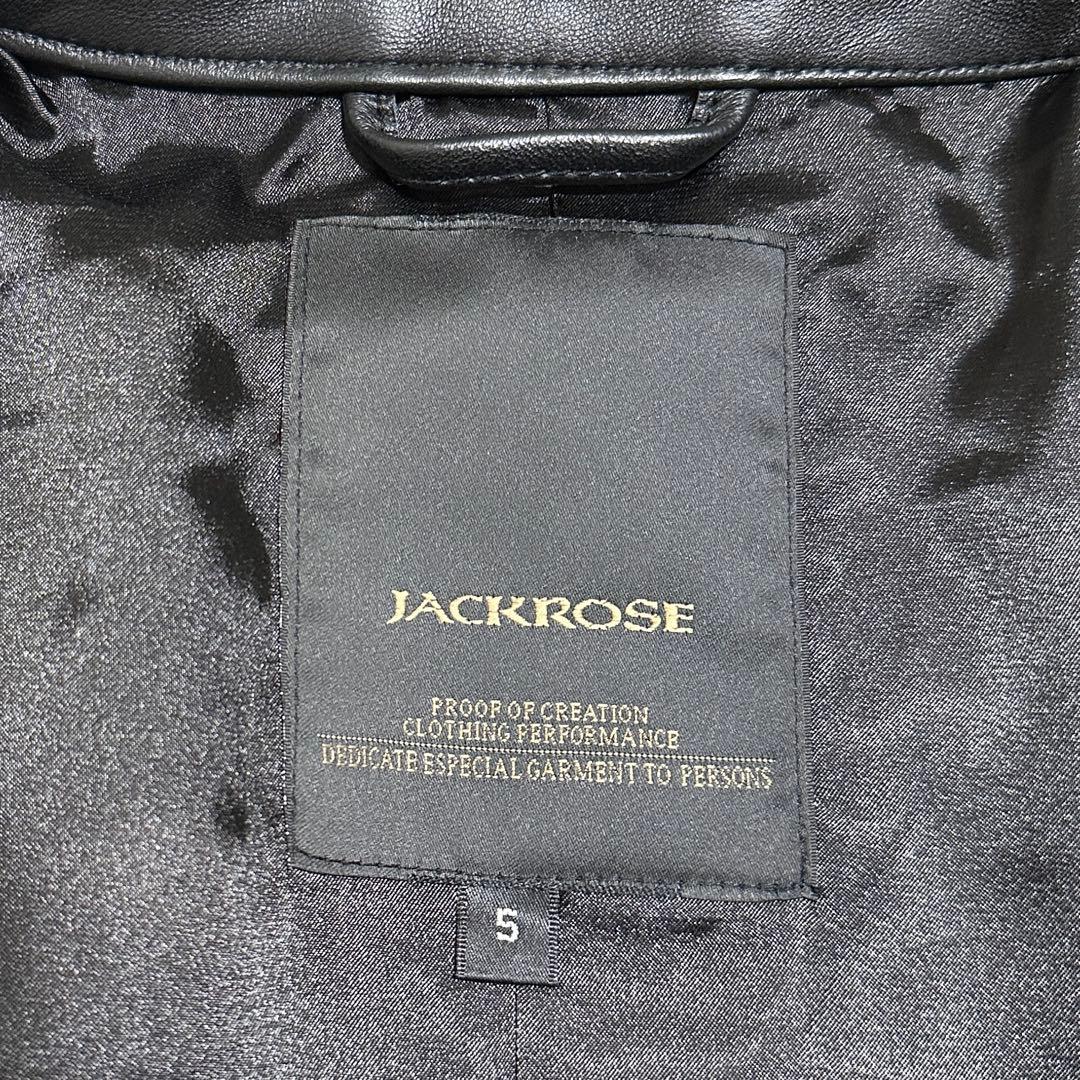 専用★美品 XL✨ジャックローズ　シングルライダース　レザージャケット　羊革