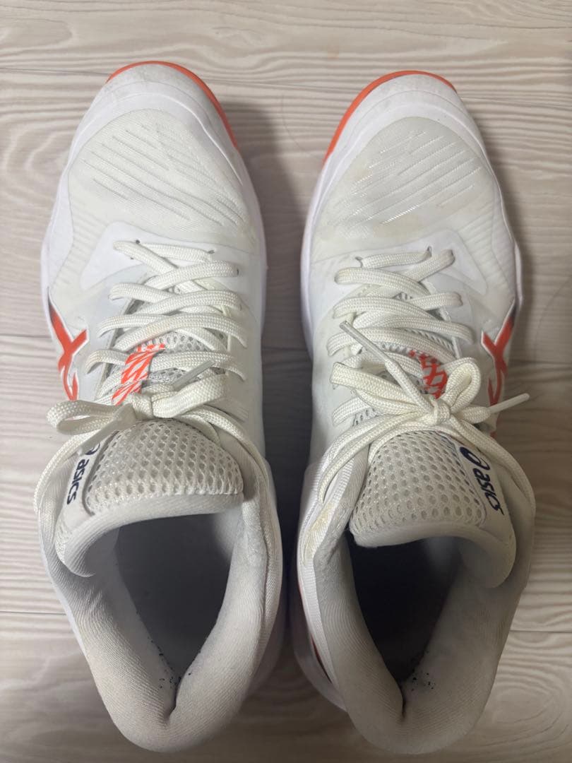 asics バレーボールシューズ 28.0cm ホワイト/オレンジ