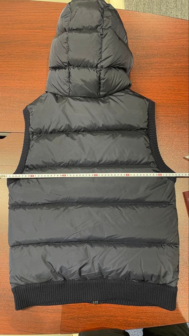 MONCLER ネイビー ダウンニットベストXXL 身幅54〜56cm