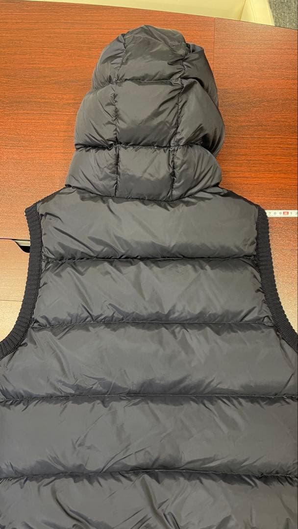 MONCLER ネイビー ダウンニットベストXXL 身幅54〜56cm