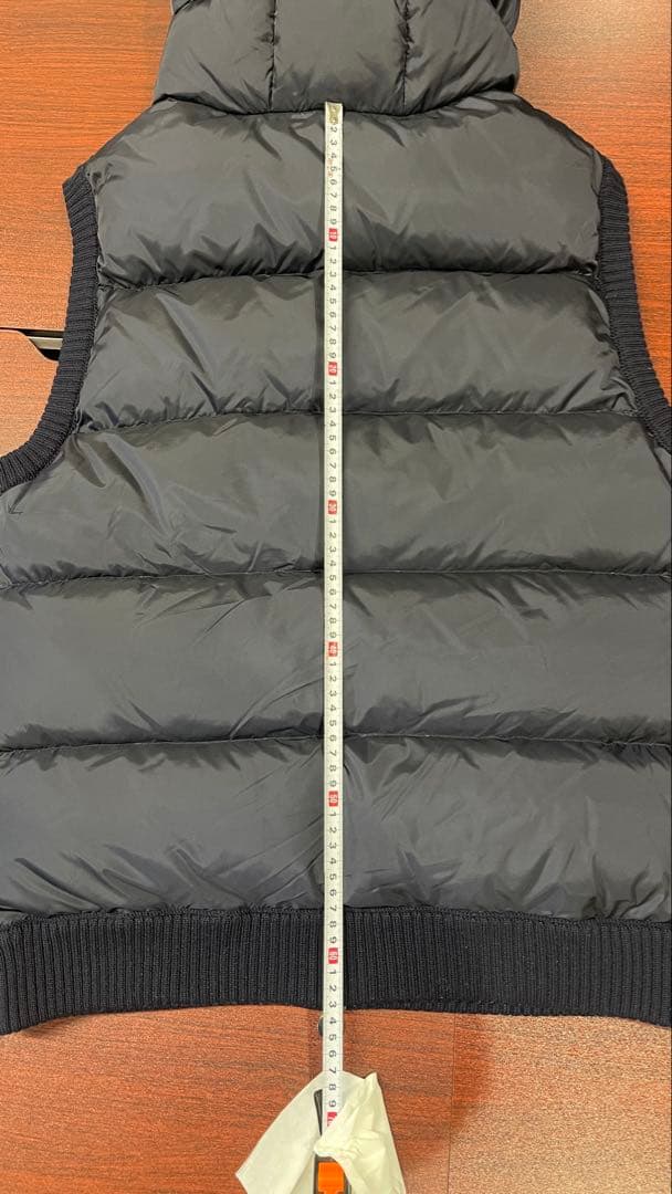 MONCLER ネイビー ダウンニットベストXXL 身幅54〜56cm