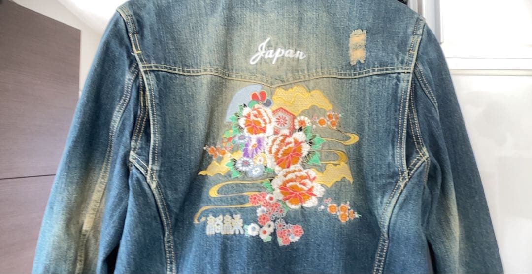 【極美品希少】Karakuri Generation 刺繍 デニムジャケット M