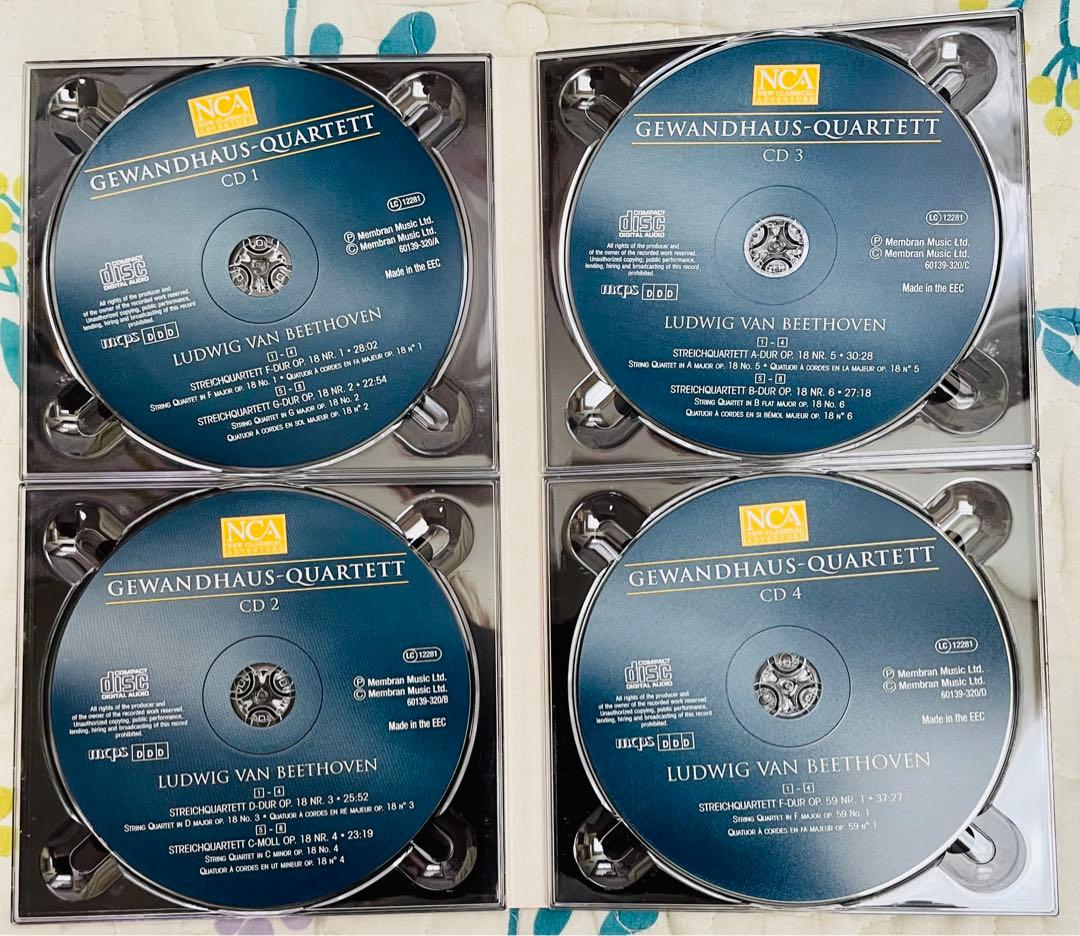 【廃盤】gewandhaus quartett /ベートーヴェン【10CD】