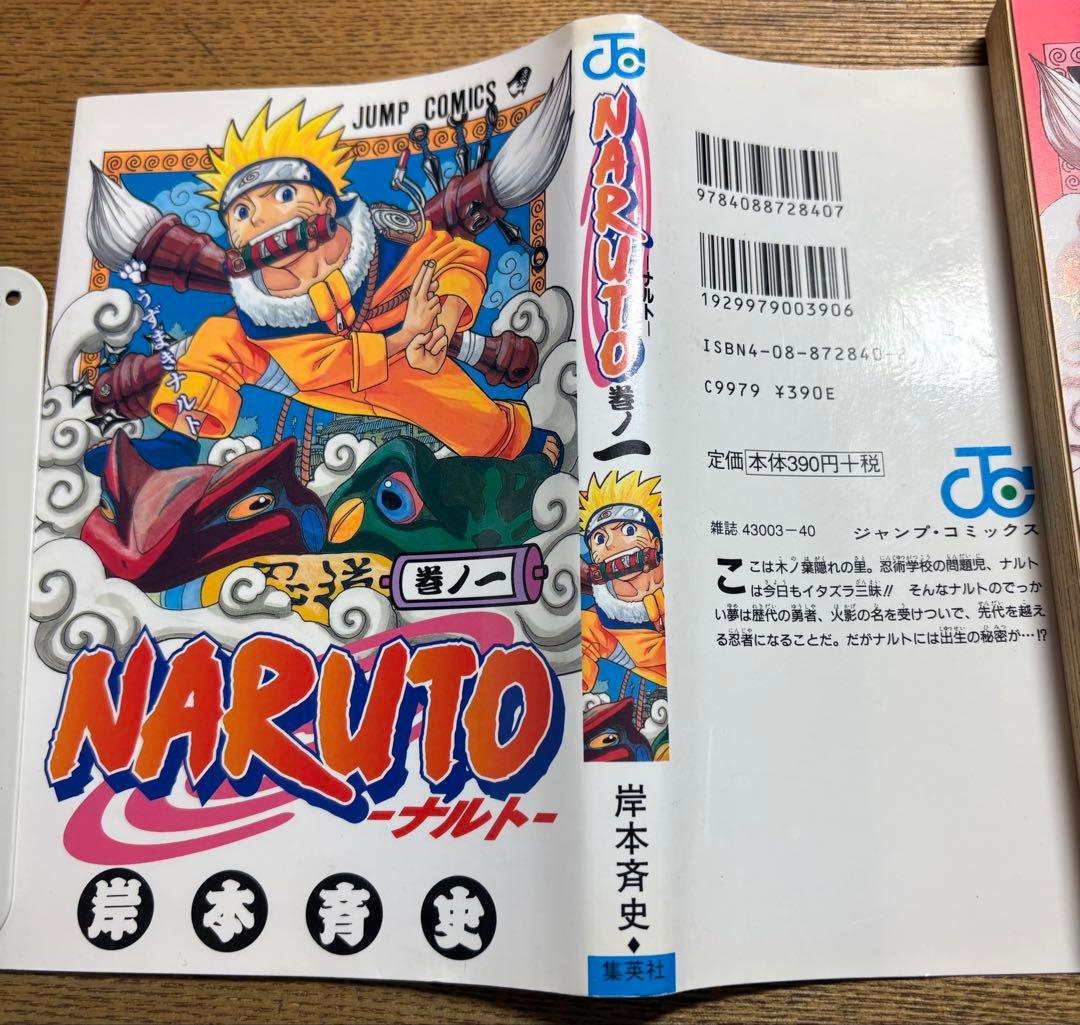 NARUTO ナルト　初版　一巻　1巻　2巻　3巻　セット　【希少品】