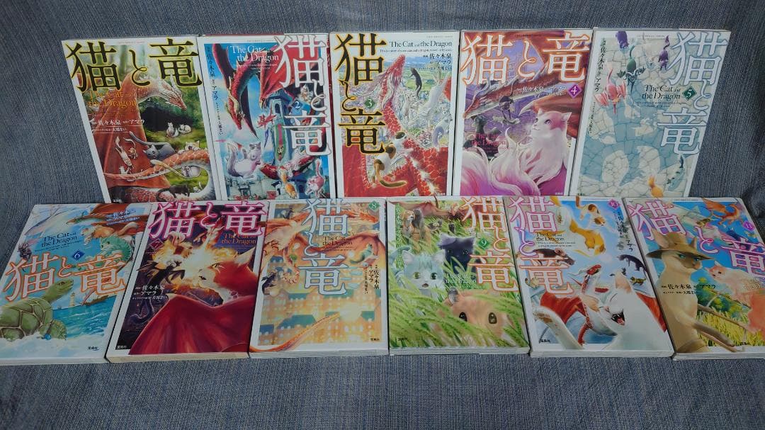 猫と竜　１〜１１巻 佐々木泉　アマラ