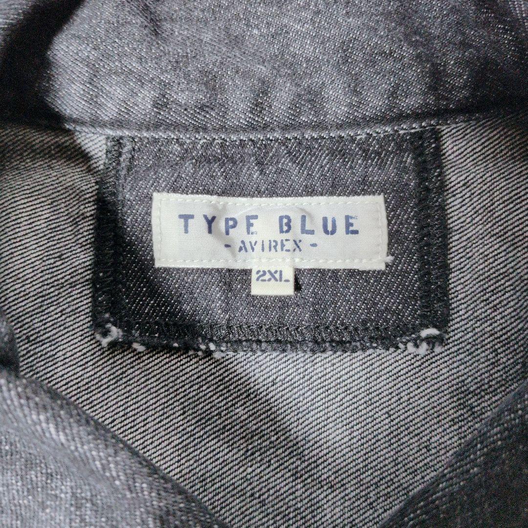 【新品】AVIREX TYPE BLUE IMPACT DENIM JACKET