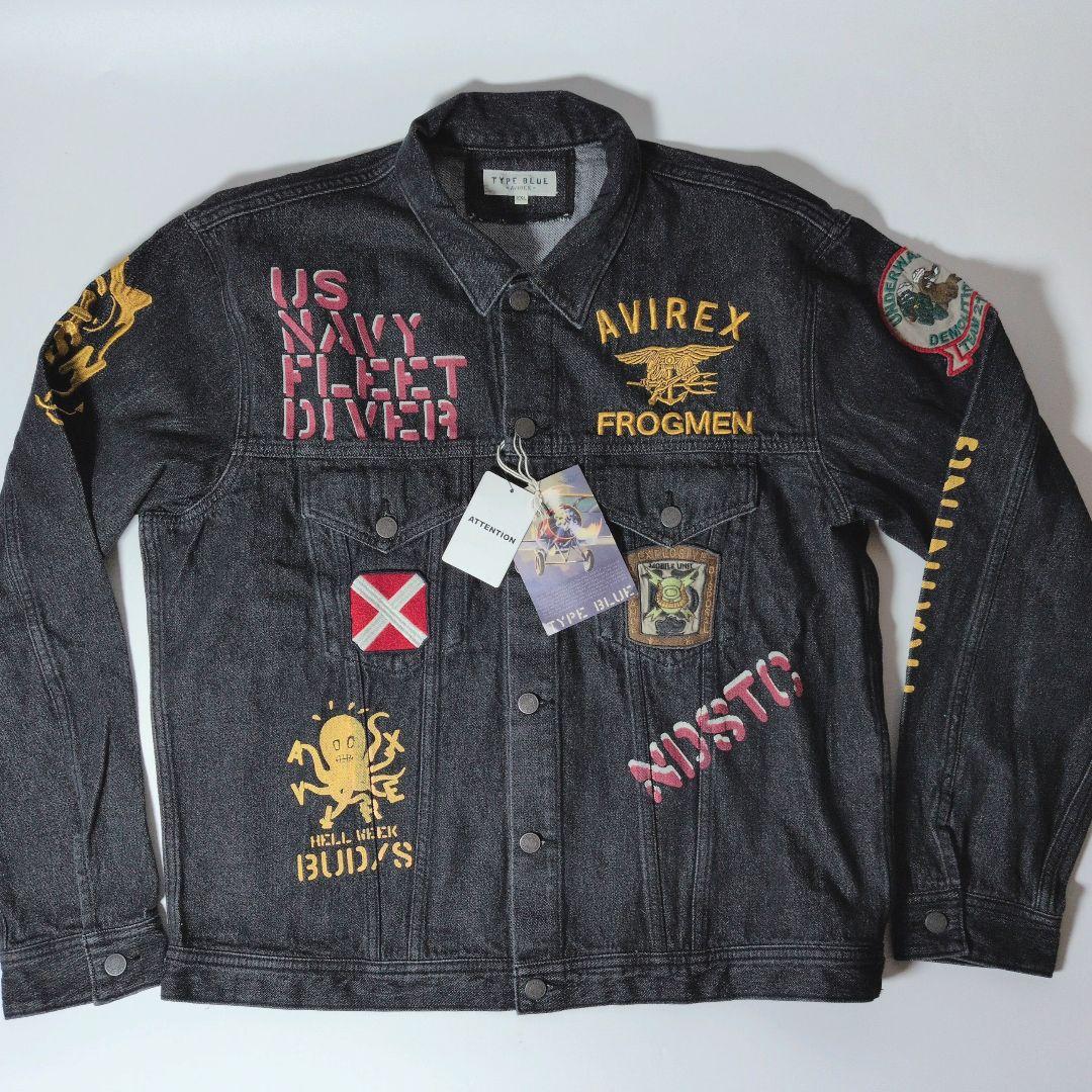 【新品】AVIREX TYPE BLUE IMPACT DENIM JACKET