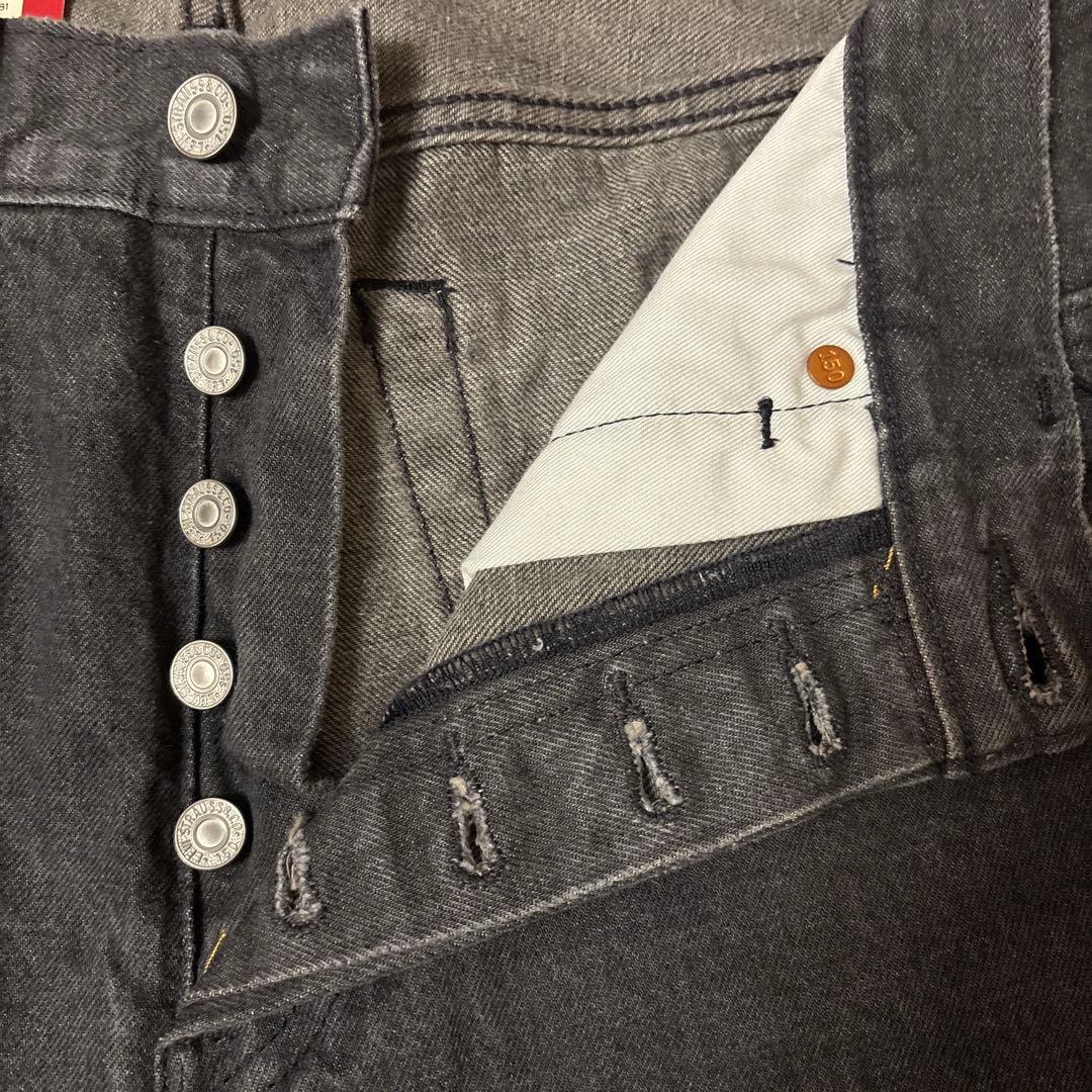 Levi's501 150thセルビッジデニム W32 L32ブラック