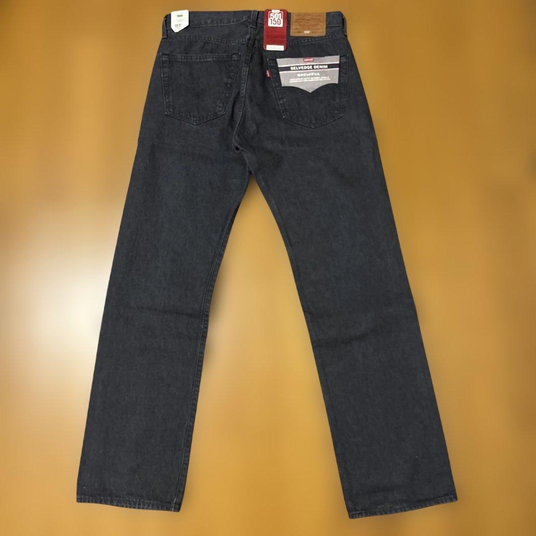 Levi's501 150thセルビッジデニム W32 L32ブラック
