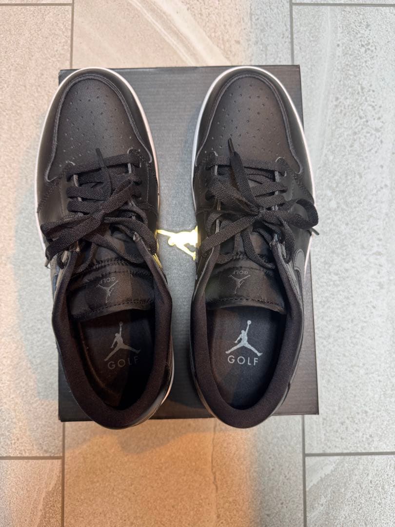 AIR JORDAN 1 LOW 11.5 ブラック/ホワイト
