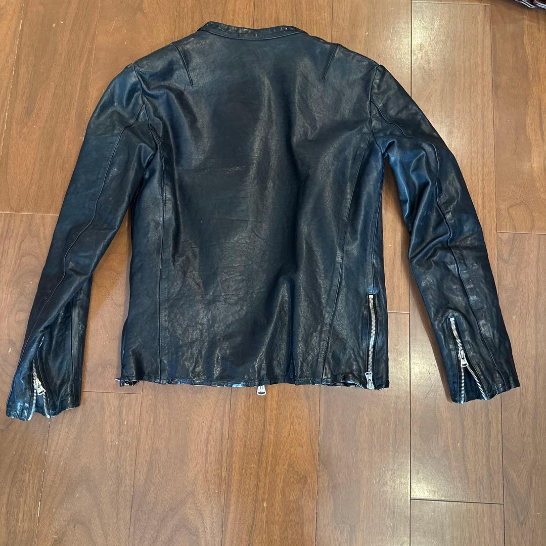 タッキー【新品】backlashフレンチショルダーシングルライダース L