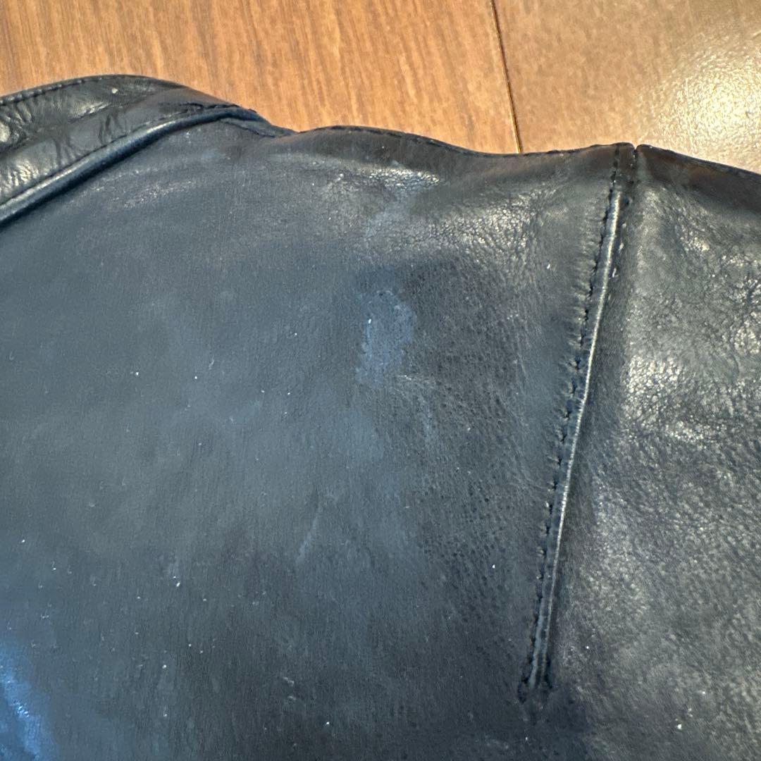 タッキー【新品】backlashフレンチショルダーシングルライダース L
