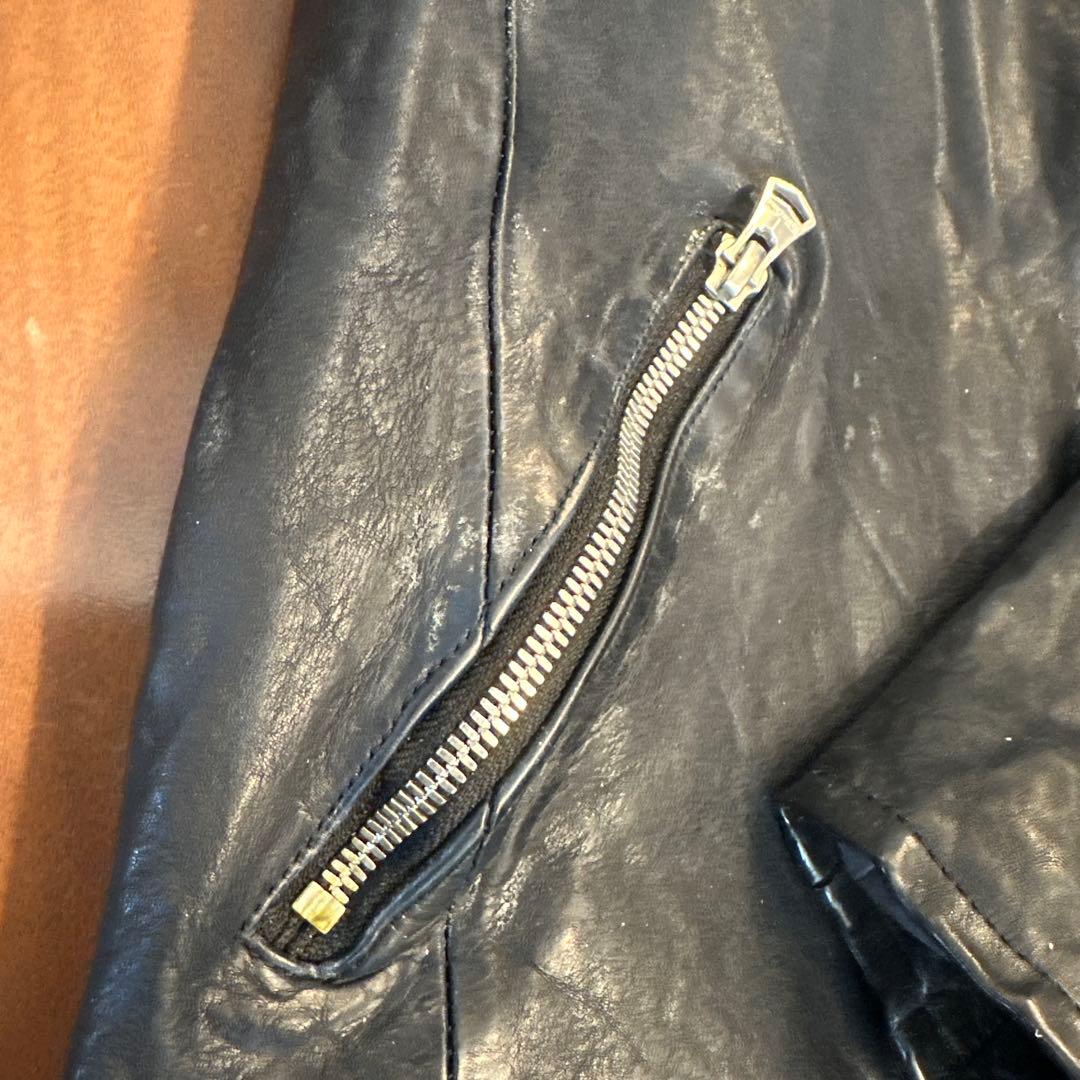 タッキー【新品】backlashフレンチショルダーシングルライダース L