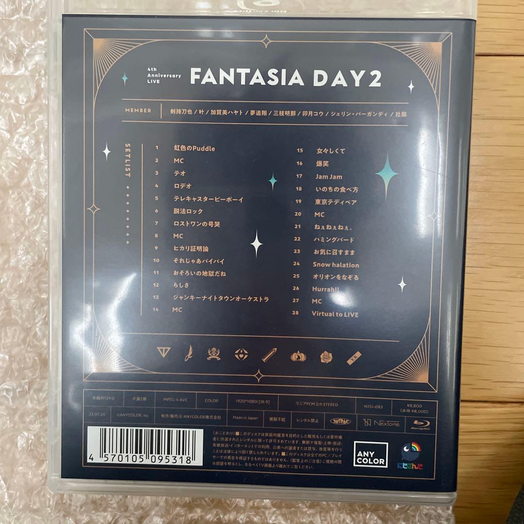 にじさんじ 4th LIVE FANTASIA Day2 特典付き