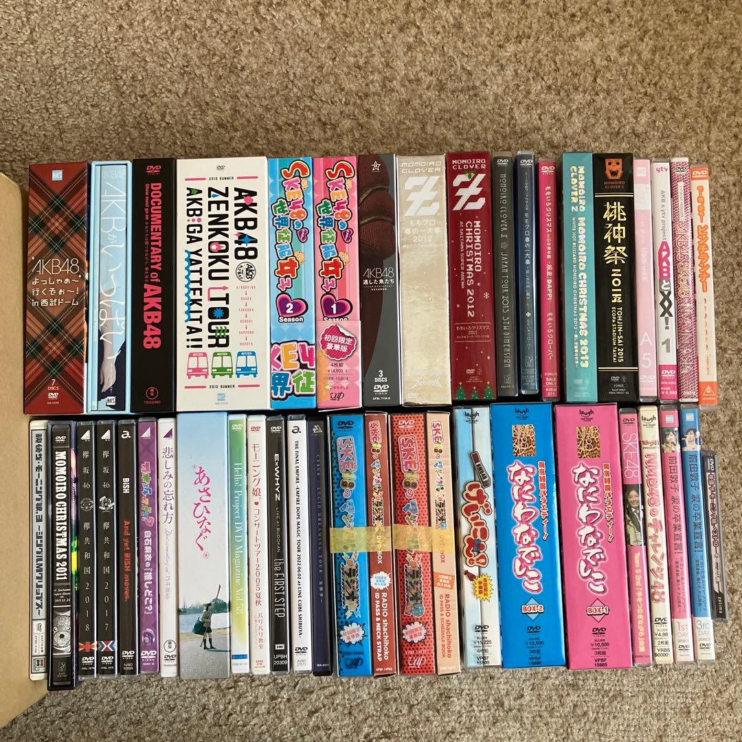 女性アイドル DVD まとめて40点／乃木坂46、欅坂46、BiSH、AKB48