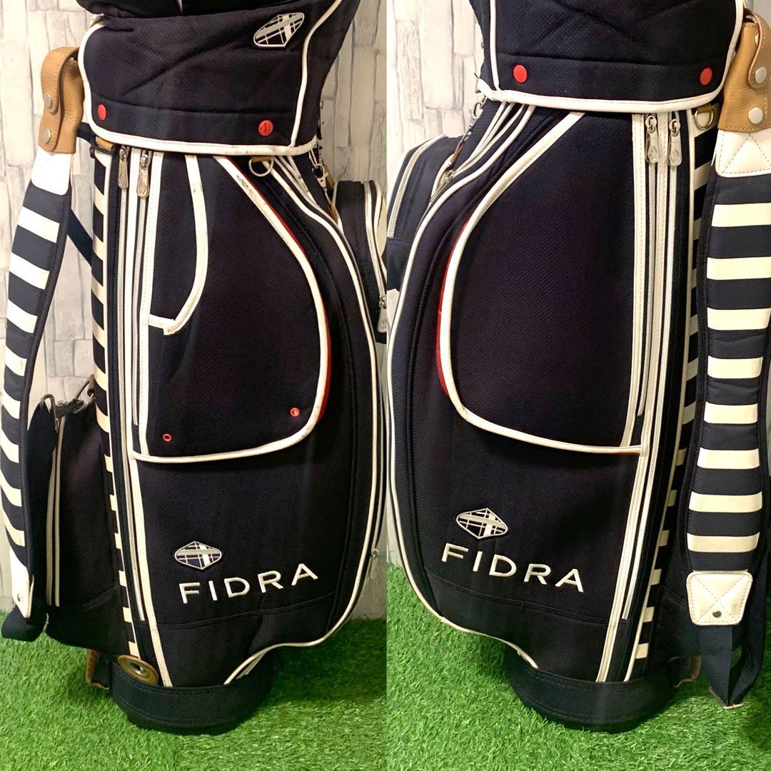 良品 FIDRA/フィドラ 希少大人気キャディバッグ プチポーチ付 6分割