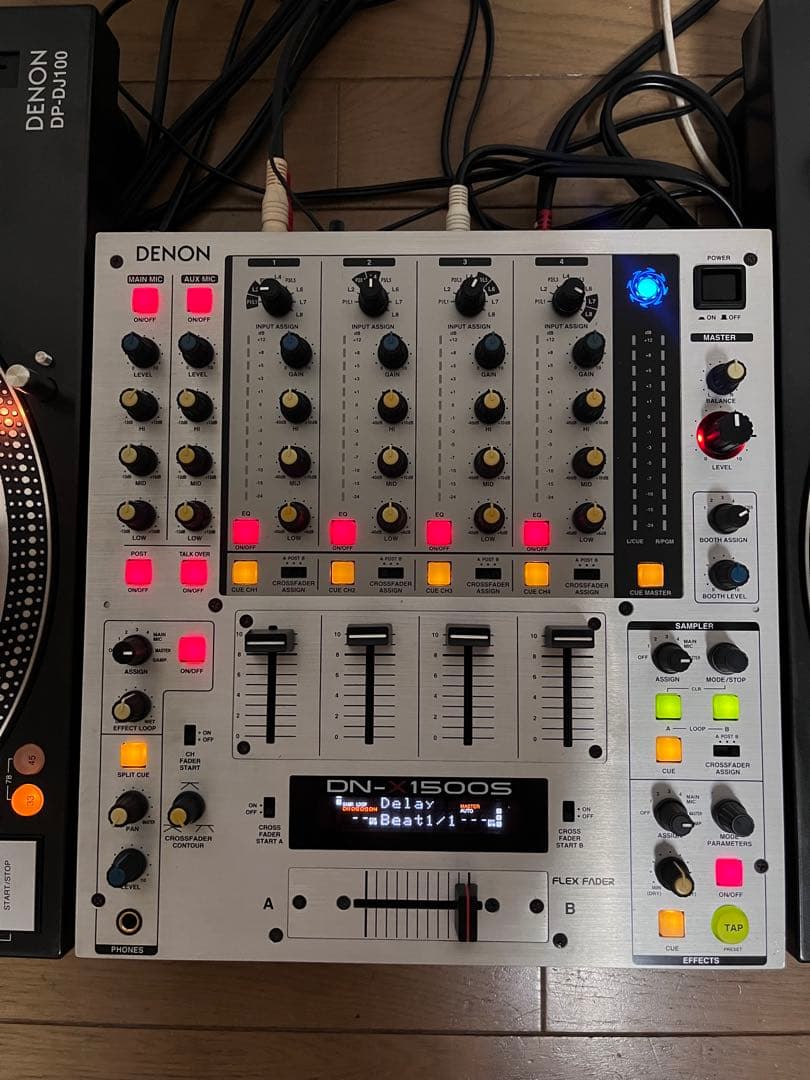 DJセット　DENON DP-DJ100 DN-X1500S
