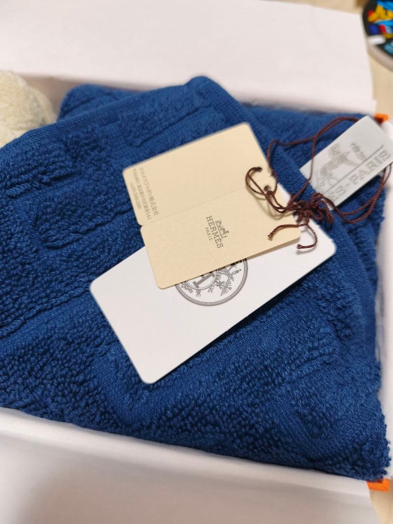 【新品未使用】HERMES エルメス ハンドタオル ギフト ブランド 2枚セット