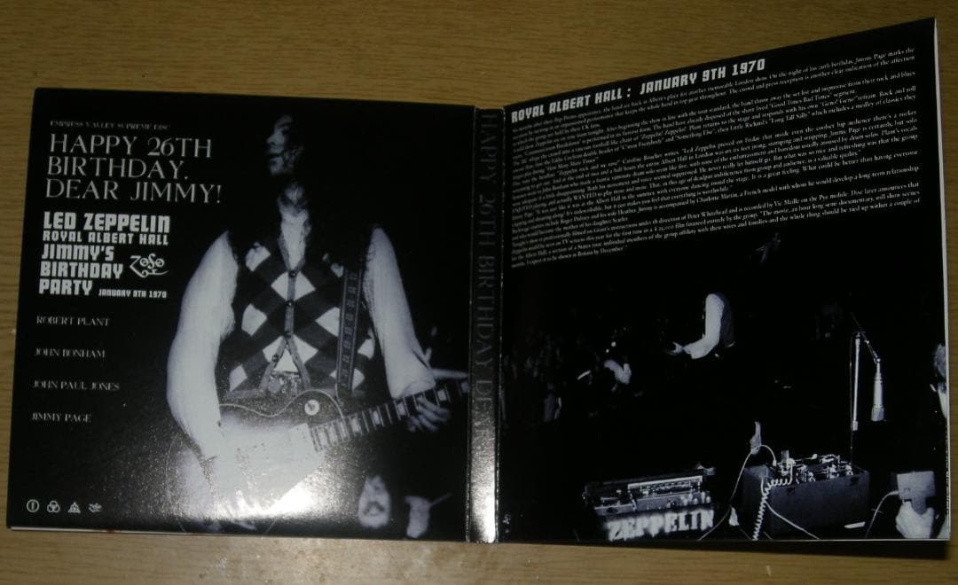 洋楽 LED ZEPPELIN / JIMMY'S BIRTHDAY PARTY