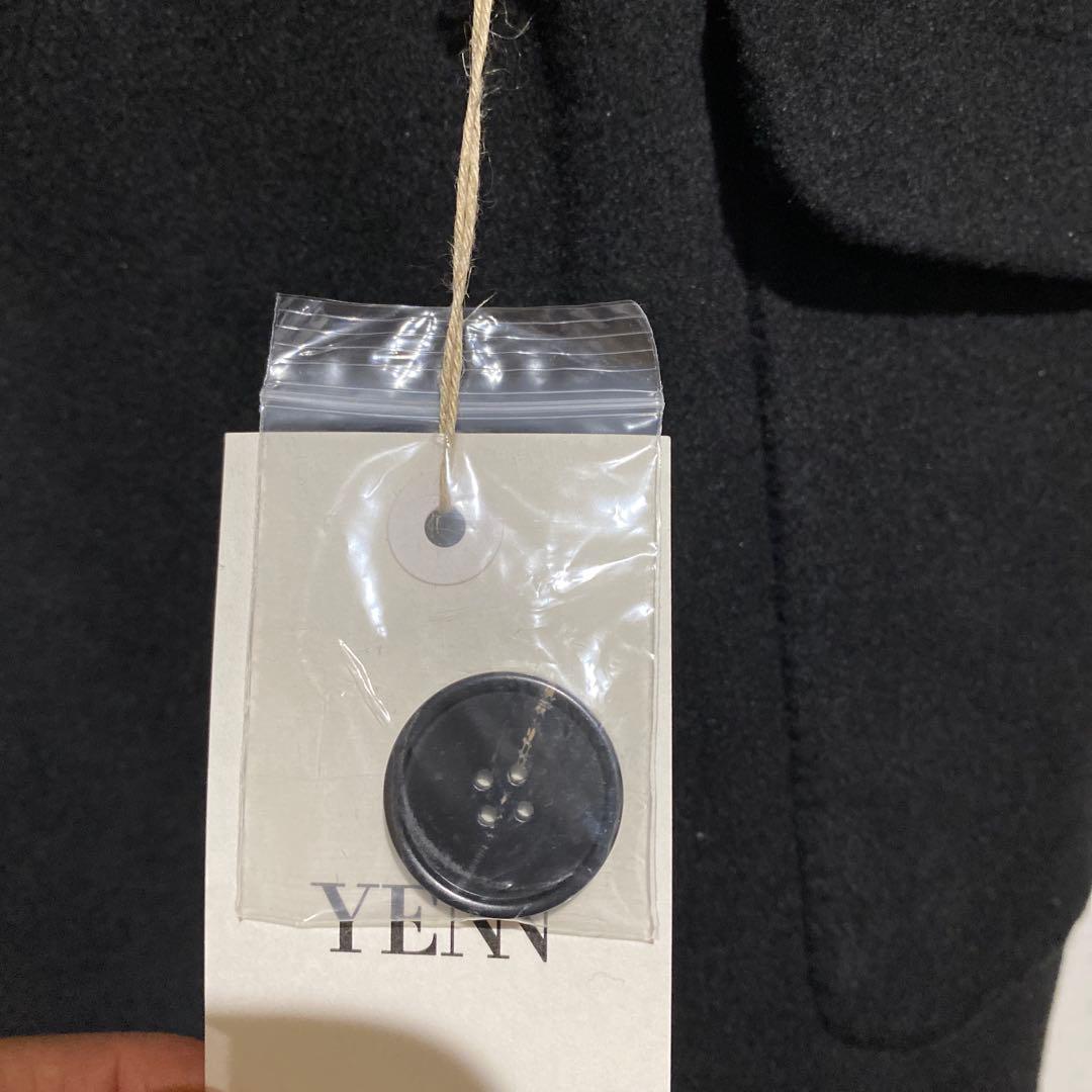YENN イエン　ダブルフェイスベストジャケット　新品　ブラック