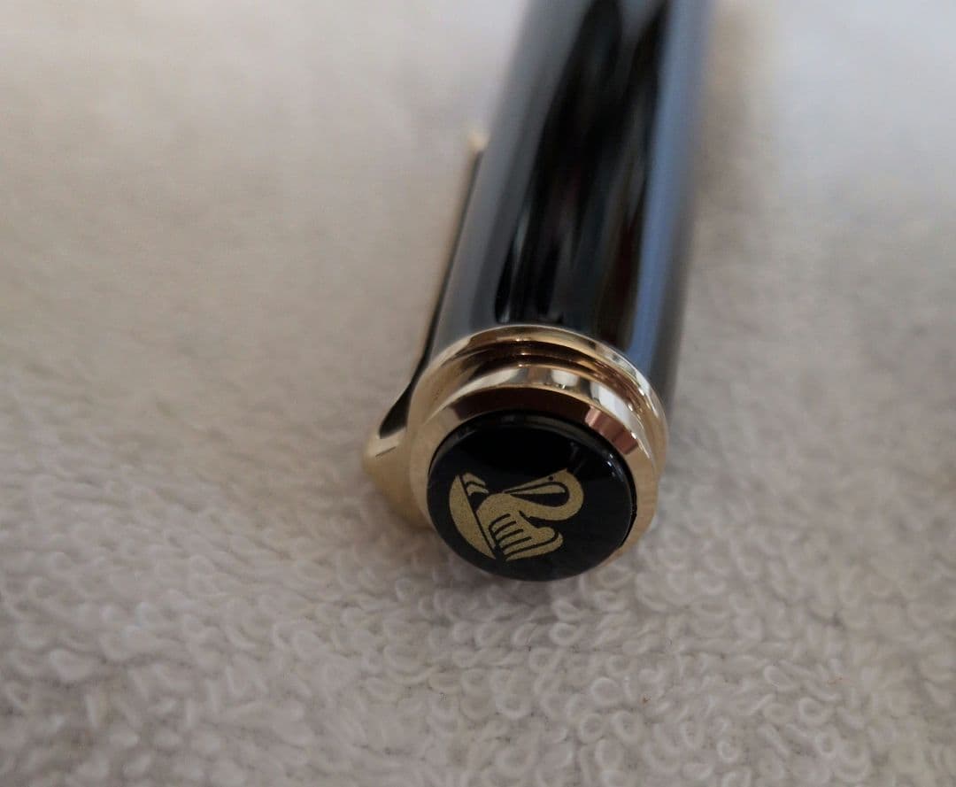 Pelikan M400 ダークグリーン 万年筆セット　名前刻印あり