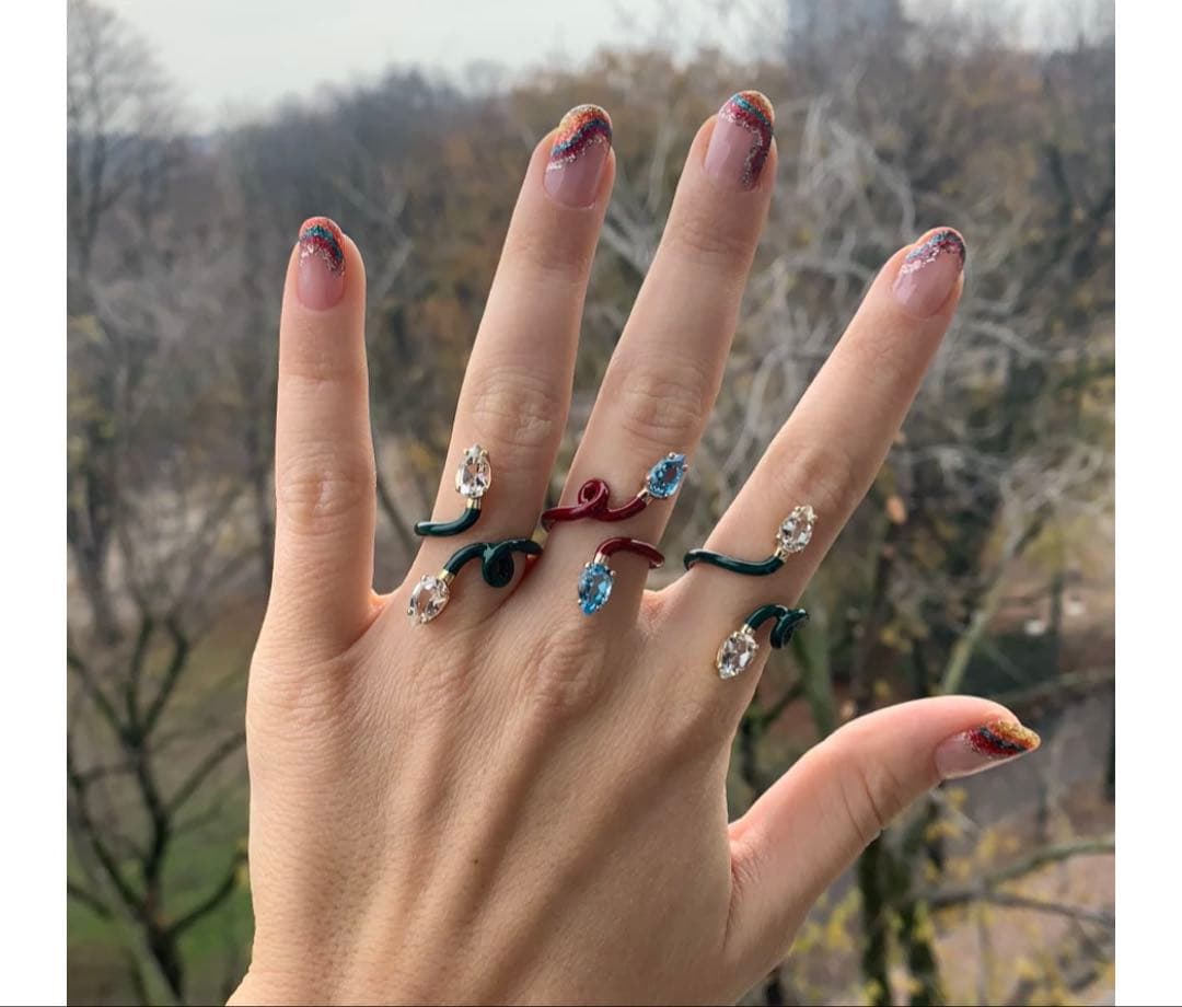 アクセサリー BEA BON GIASCA DOUBLE VINE TENDRIL RING