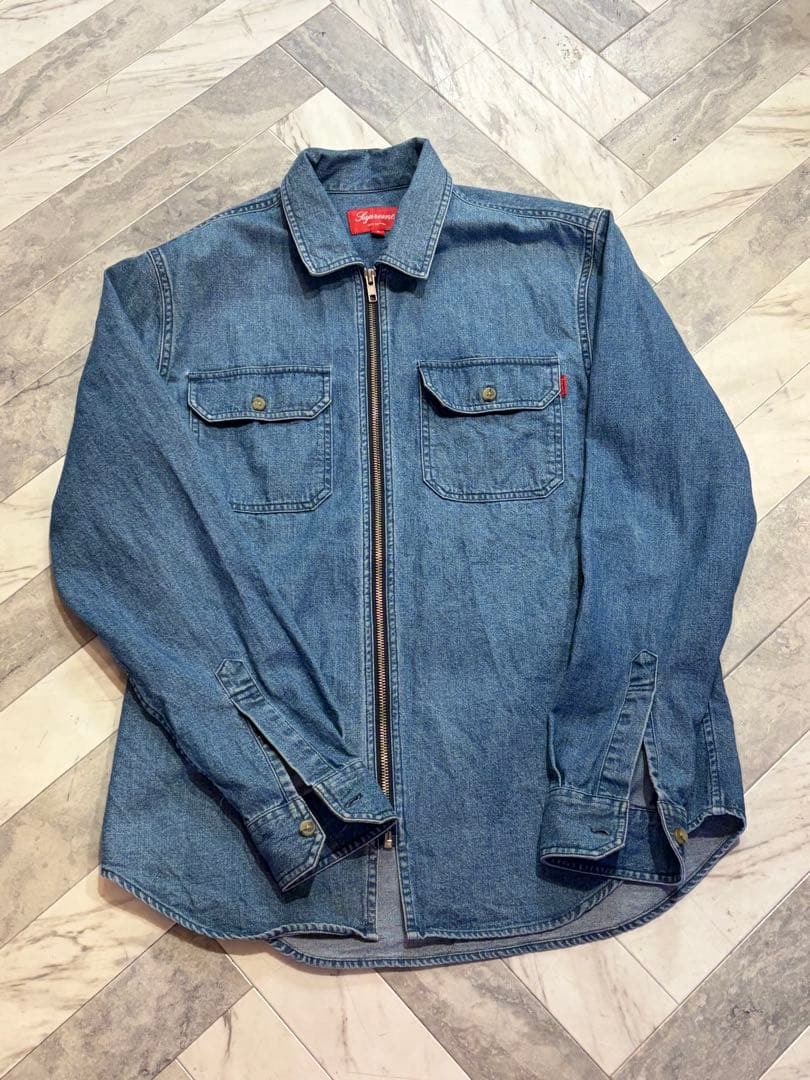 Ｕ*Ａ様 16ss Supreme Denim Zip Shirt ジャケット